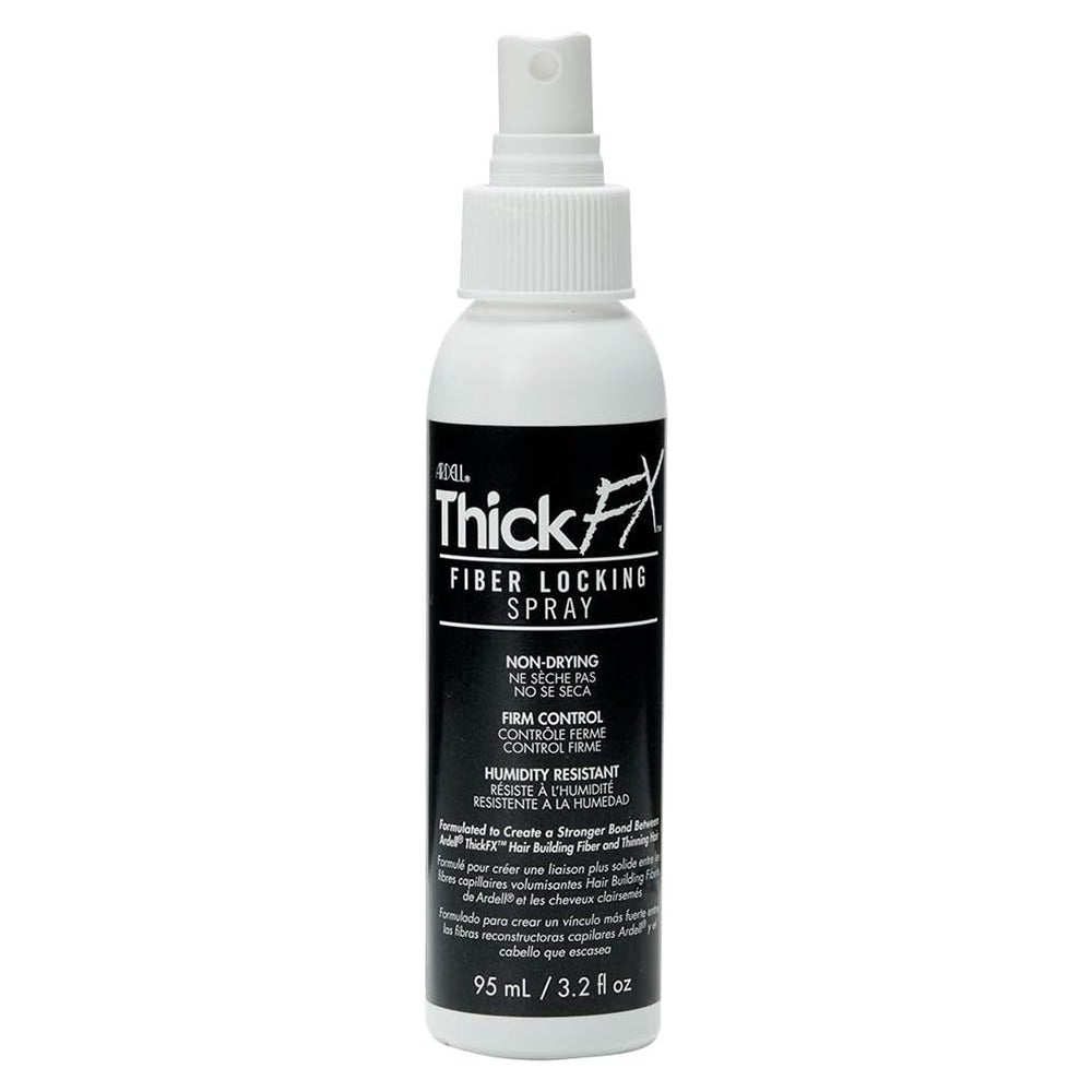 Ardell Thick FX Fiber Lock Spray Hair Building Fiber Hold Flake-Free Vegan Formula 3.2Oz (95ml)